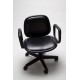 Poltroncina da ufficio nera